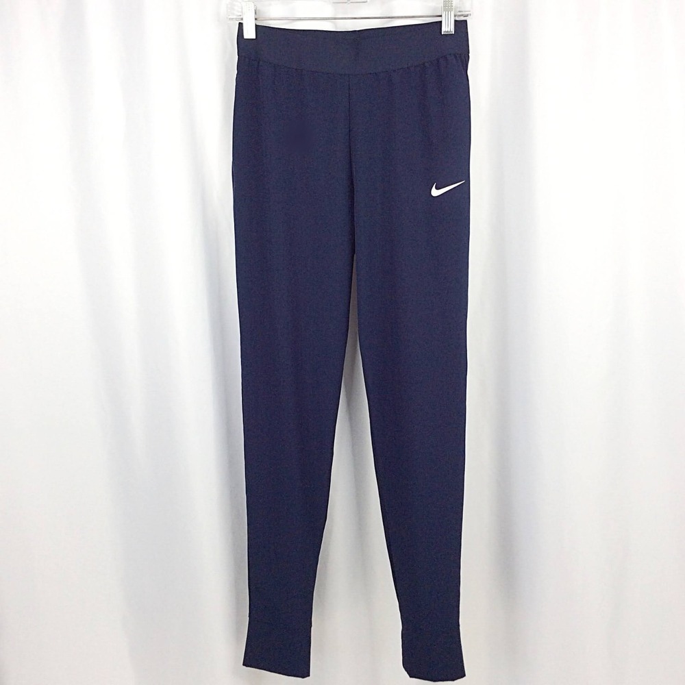 Nike Dri Fit Bliss‎ Victory Training Pants Women's Size XS Navy Blue Lightweight